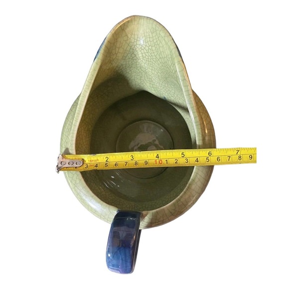 Vintage China Blue Vase, Fine Porcelain Made Exclusively For Seymour Mann - Picture 7 of 8